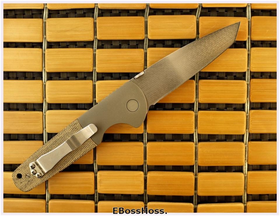 Ernie Emerson Custom Tanto w/Bolsters